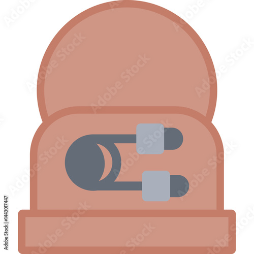 Earplugs Flat Icon