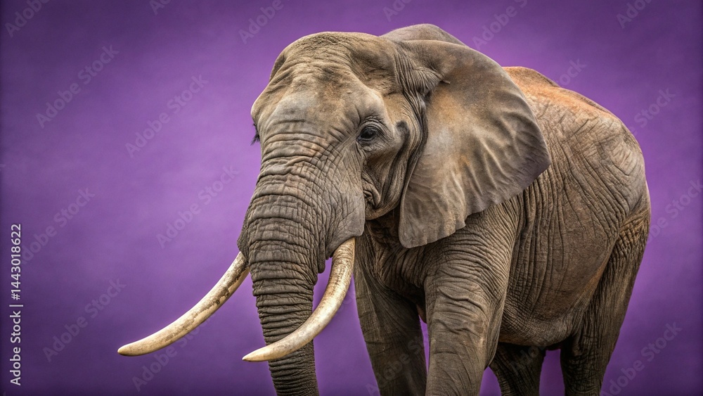 Obraz premium Elephant, exuding elegance and strength