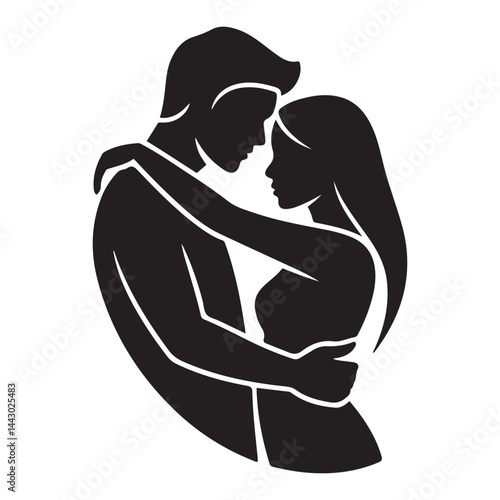 Photographer male and female Vector Black silhouettes. Good use for symbol, logo, web icon, mascot, or any design you want. Easy to use. with white background