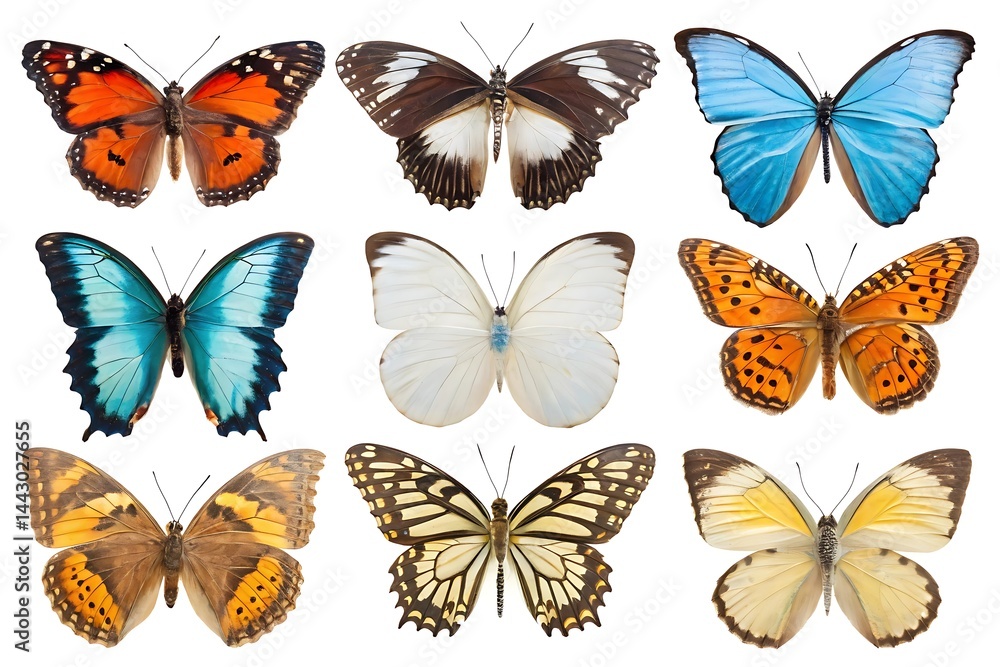 collection of butterflies collection of butterflies