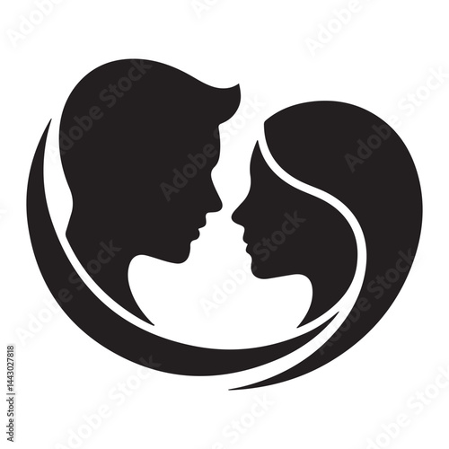 Photographer male and female Vector Black silhouettes. Good use for symbol, logo, web icon, mascot, or any design you want. Easy to use. with white background