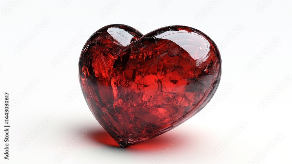 Red heart gem Red heart gem