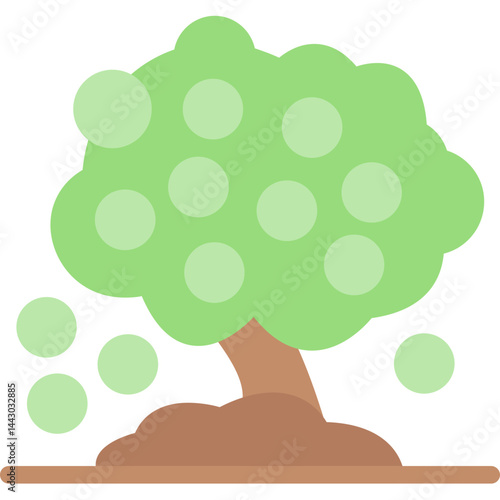 Orchard Flat Icon