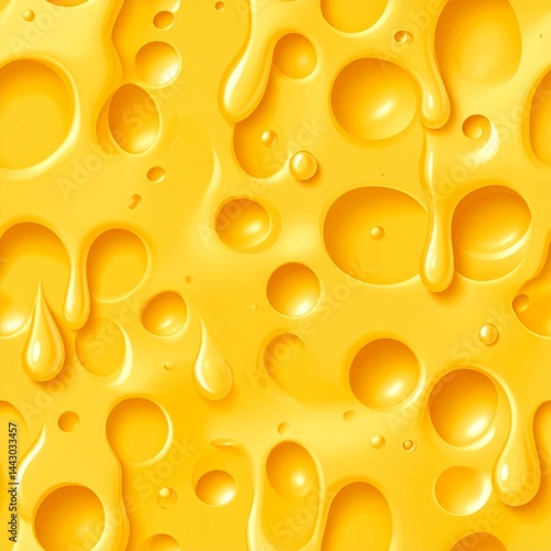 Melted Cheese Texture with Holes