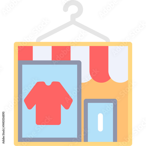Secondhand Store Flat Icon