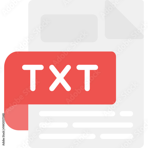 TXT Flat Icon