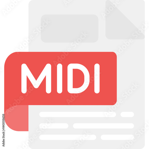 MIDI Flat Icon