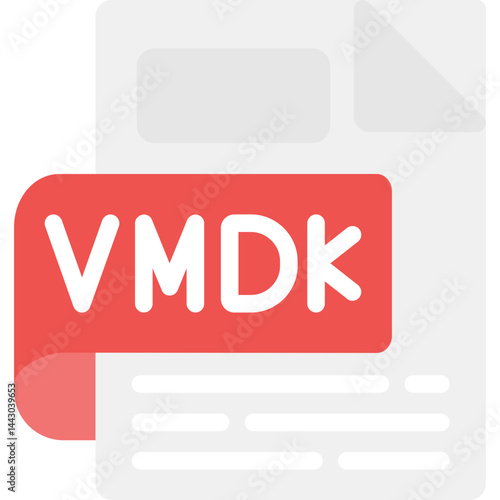 VMDK Flat Icon