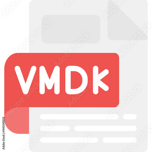 VMDK Flat Icon