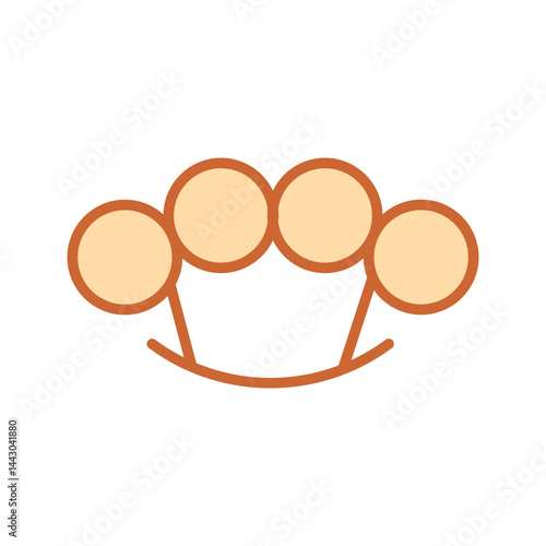 Knuckle Duster Vector Icon