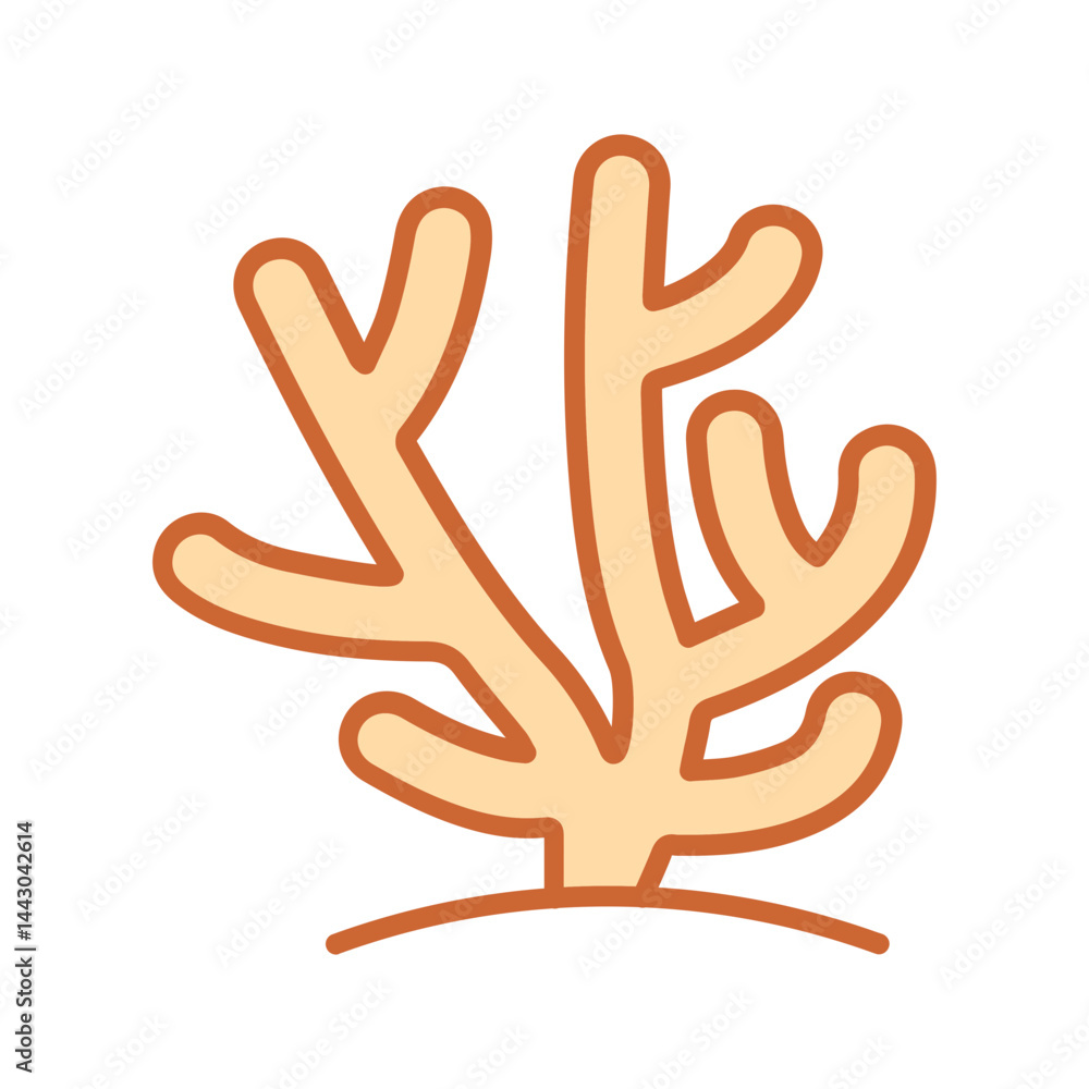 Coral Vector Icon Coral Vector Icon