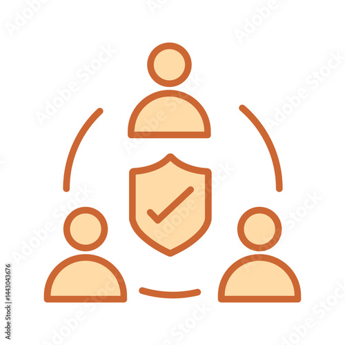 Cybersecurity Team Vector Icon