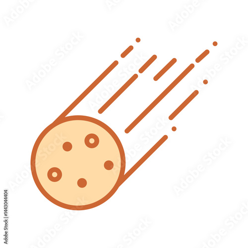 Asteroid Vector Icon