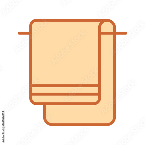 Spa Towels Vector Icon