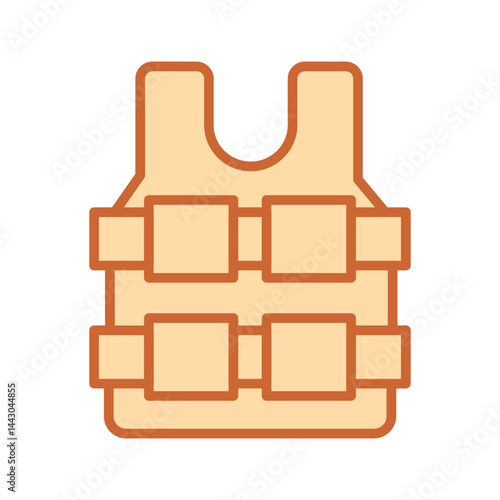 Bulletproof Vest Vector Icon