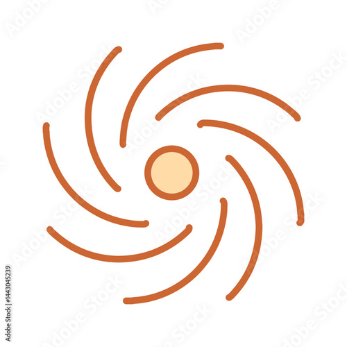 Black Hole Vector Icon