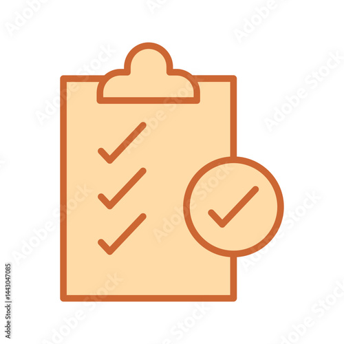 Cleaning Checklist Vector Icon