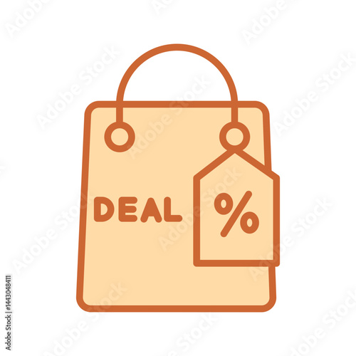 Deals and Steals Vector Icon