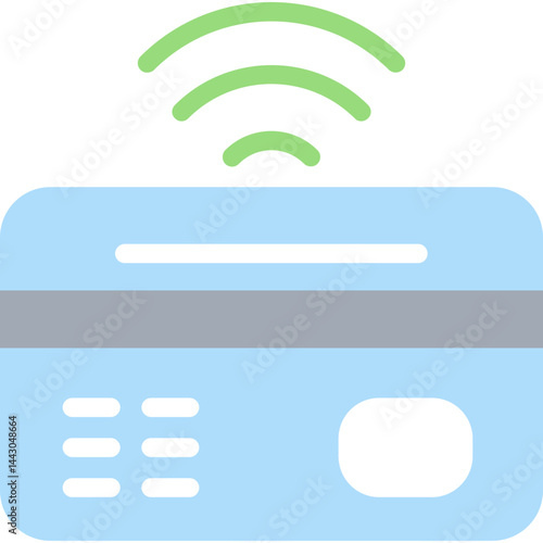Touchless Payment Flat Icon