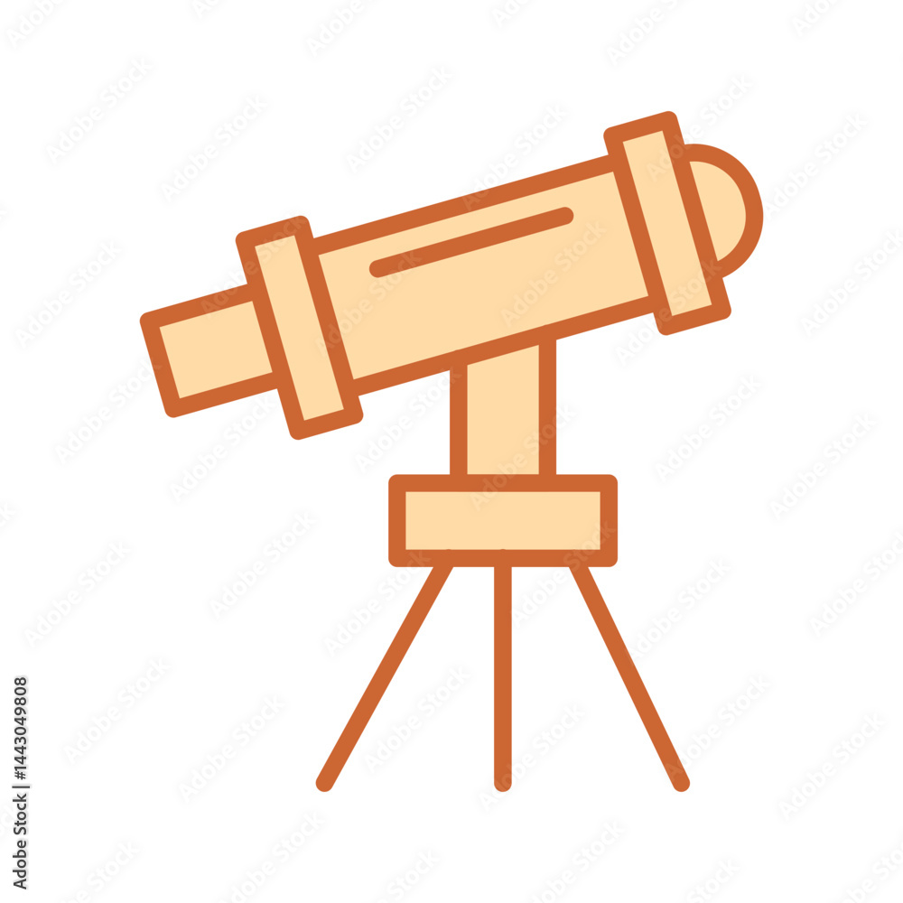 Telescope Vector Icon Telescope Vector Icon