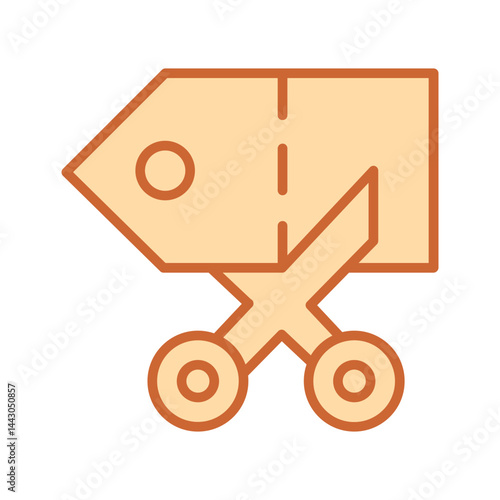 Price Cut Vector Icon