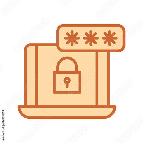 Secure Login Vector Icon