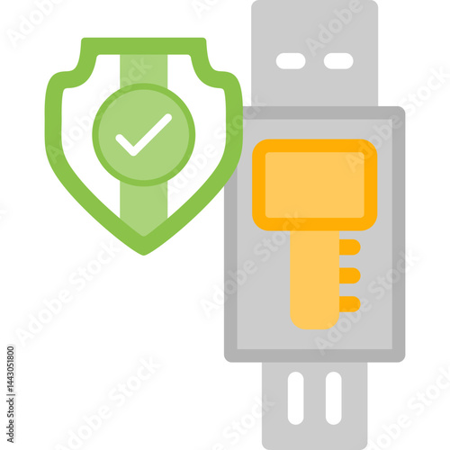 Two-Factor Authentication Flat Icon