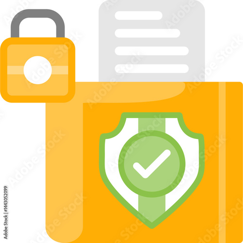 Sensitive Data Flat Icon