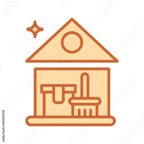 Spring Cleaning Vector Icon