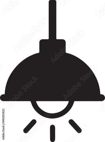 vector illustration of a chandelier