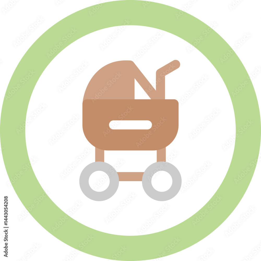 Paternity Leave Flat Icon Paternity Leave Flat Icon