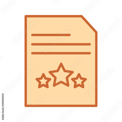 Rating System Vector Icon