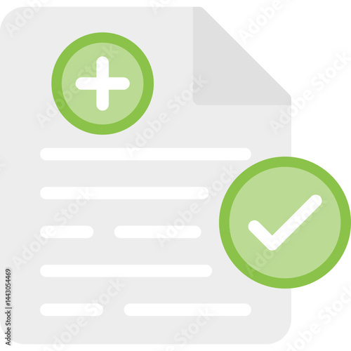 Health Insurance Flat Icon