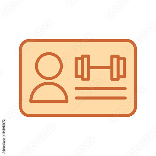 Gym Membership Vector Icon