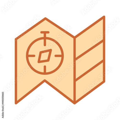 Conflict Zone Map Vector Icon