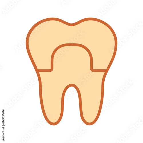 Dental Crown Vector Icon