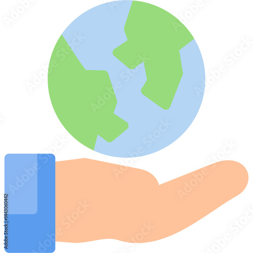 Environmental Responsibility Flat Icon