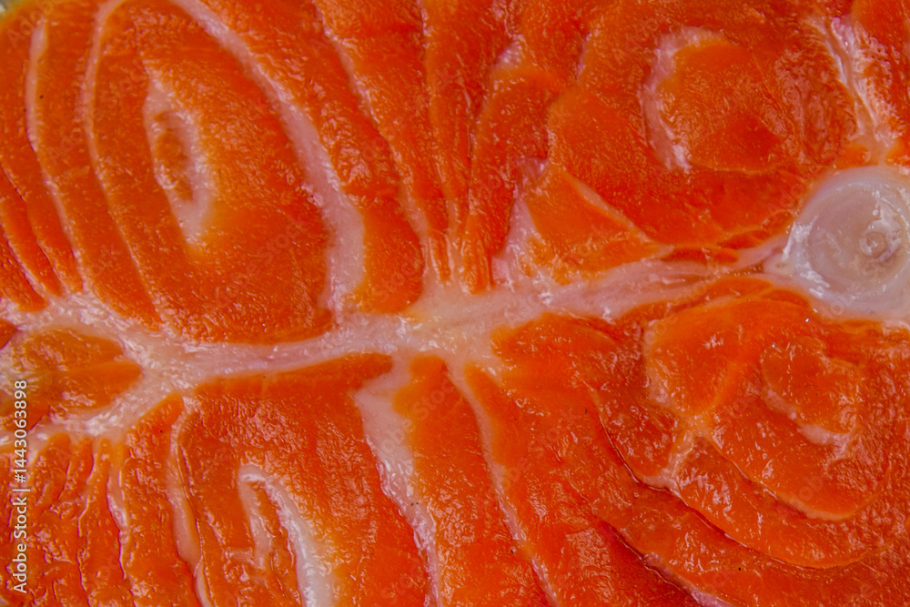 Texture of salmon fish fillet for the background Texture of salmon fish fillet for the background