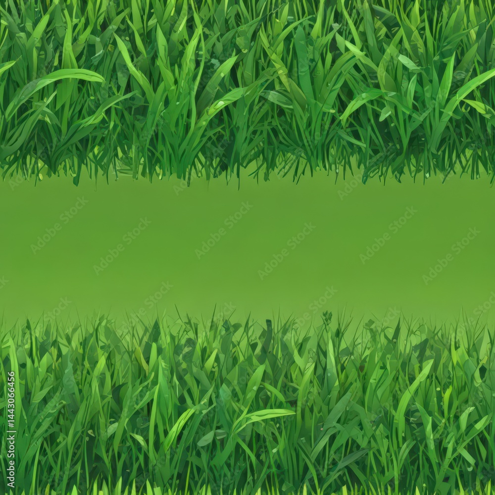 Obraz premium green grass background, green grass on white background, green grass on white