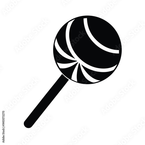Wallpaper Mural giant party lollipop icon silhouette vector illustration Torontodigital.ca