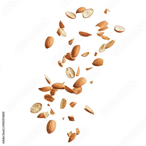 falling almond
