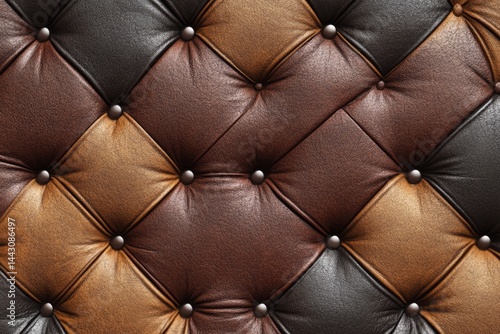 Obraz na płótnie Luxurious leather texture with rich color and detailed grain. w salonie