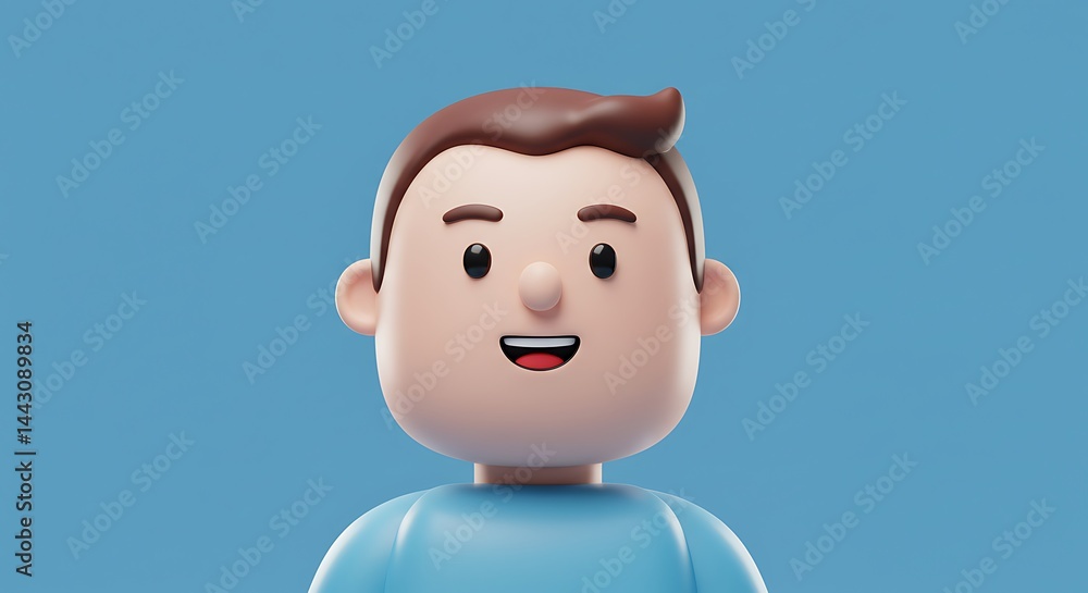3d cute cartoon illustration, create a hyper realistic 3d illustration of an artificial intelligence concept with a virtual human avatar 3d cute cartoon illustration, create a hyper realistic 3d illustration of an artificial intelligence concept with a virtual human avatar