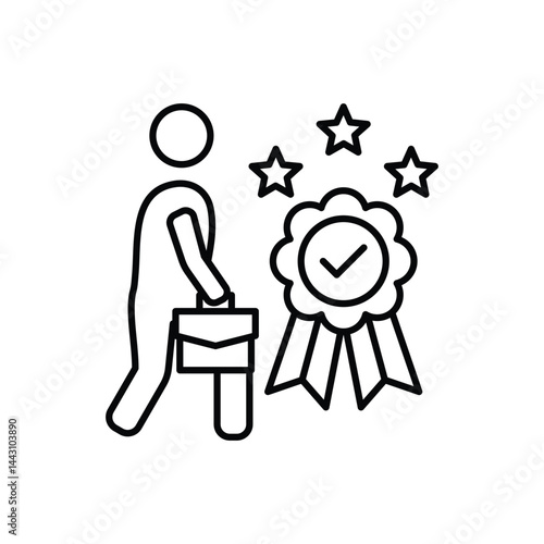 Experience  Icon Element For Design