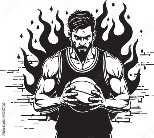 Flaming Court Warrior