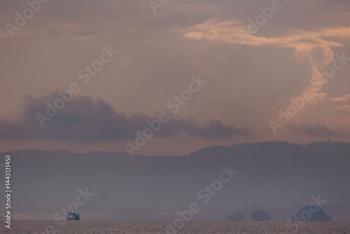 Sanrise  on Samui Thailand  with amazing nature and sky