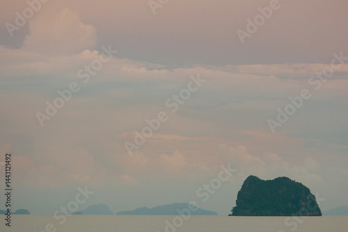 Sanrise  on Samui Thailand  with amazing nature and sky