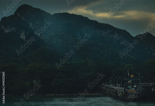 Sanrise  on Samui Thailand  with amazing nature and sky