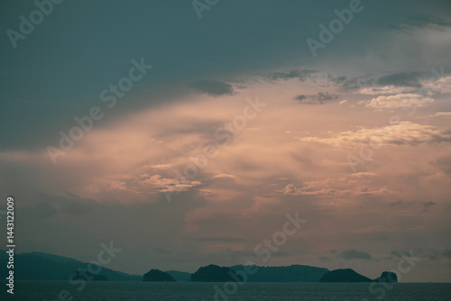 Sanrise  on Samui Thailand  with amazing nature and sky