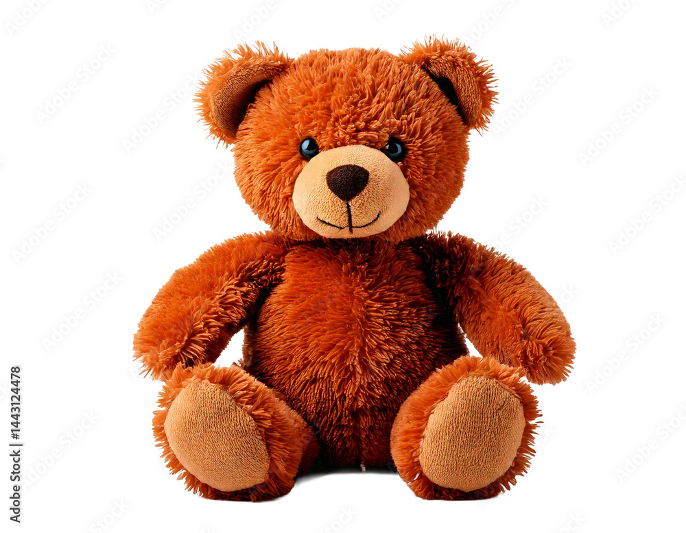 Obraz premium soft brown teddy bear isolated on white background
